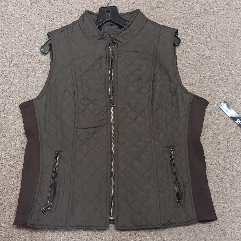Elegant Black Quilted Vest
